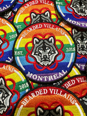 2023 LGBTQ PRIDE Patch Montreal Bearded Villains