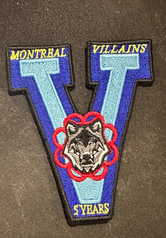 Bearded Villains Montreal 5 Year Anniversary Patch